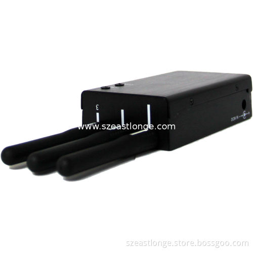 Est-808he3 3g / 2g Portable Cell Phone Signal Jammer / Blocker / Breaker
